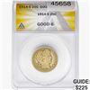 1914-S Barber Quarter ANACS G6