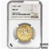 Image 1 : 1953 Franklin Half Dollar NGC MS67