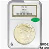 Image 1 : 1923 Silver Peace Dollar NGC MS66