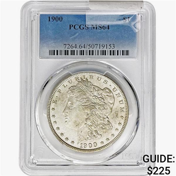 1900 Morgan Silver Dollar PCGS MS64