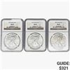 [3] 2012-2013 Silver Eagle NGC MS69