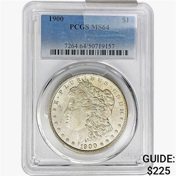 1900 Morgan Silver Dollar PCGS MS64