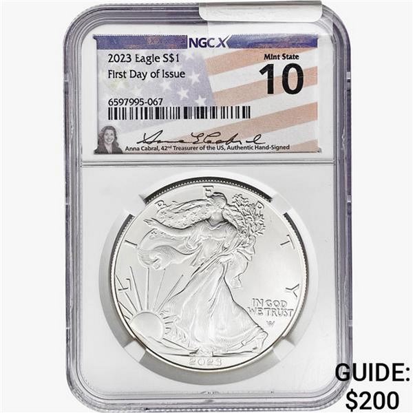 2023 Silver Eagle NGCX MS10 FDOI