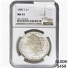 1880-S Morgan Silver Dollar NGC MS65