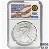 Image 1 : 2020 Silver Eagle NGC MS70 Early Releases