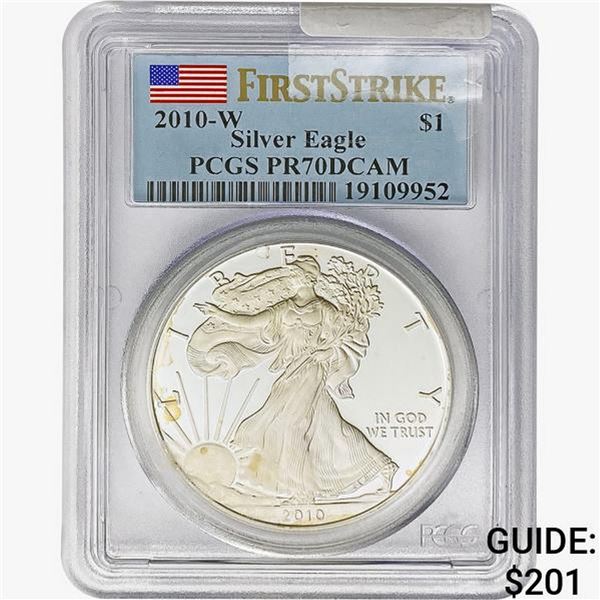 2010-W Silver Eagle PCGS PR70 DCAM