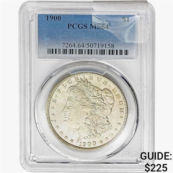 1900 Morgan Silver Dollar PCGS MS64