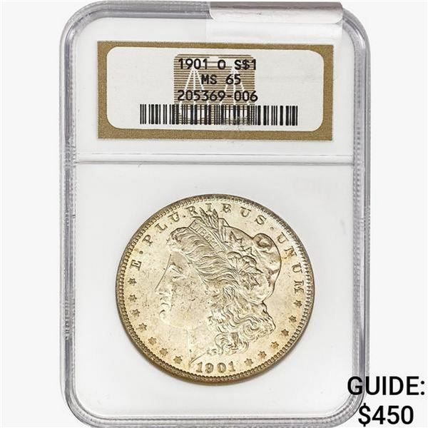 1901-O Morgan Silver Dollar NGC MS65
