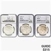 Image 1 : [3] 1923 Silver Peace Dollar NGC MS63