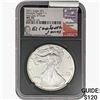 Image 1 : 2021 Silver Eagle NGC MS70 FDOI
