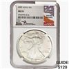 Image 1 : 2002 Silver Eagle NGC MS70