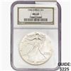 Image 1 : 1986 Silver Eagle NGC MS69