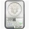 Image 2 : 2002 Silver Eagle NGC MS70