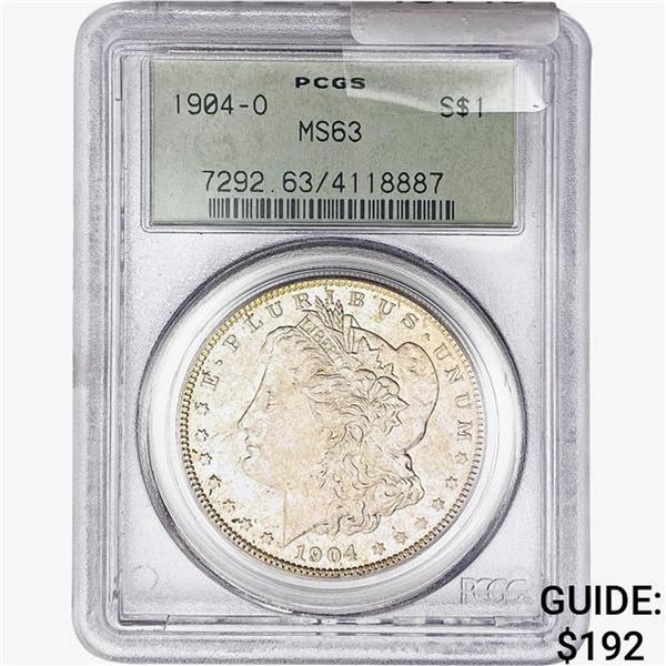 1904-O Morgan Silver Dollar PCGS MS63