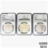 Image 1 : [3] 1922 Silver Peace Dollar NGC MS63