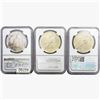 Image 2 : [3] 1922 Silver Peace Dollar NGC MS63