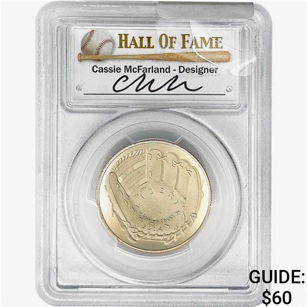 2014-S Baseball Hall Of Fame 50C PCGS  GEM PROOF
