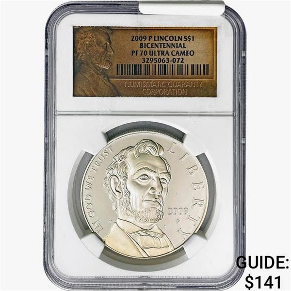 2009-P Lincoln $1 Bicentennial NGC PF70 UC