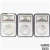 Image 1 : [3] 2004 Silver Eagle NGC MS69