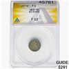 Image 1 : 1837 Capped Bust Half Dime ANACS F12 NO STARS
