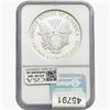 Image 2 : 1986 Silver Eagle NGC MS69