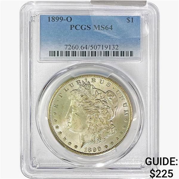 1899-O Morgan Silver Dollar PCGS MS64
