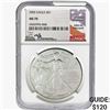 Image 1 : 2002 Silver Eagle NGC MS70