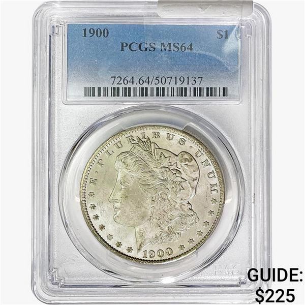 1900 Morgan Silver Dollar PCGS MS64