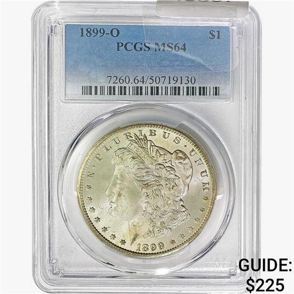 1899-O Morgan Silver Dollar PCGS MS64