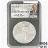 Image 1 : 2021 Silver Eagle NGC MS70 ER