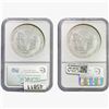 Image 2 : [2] 1999 Silver Eagle NGC MS69