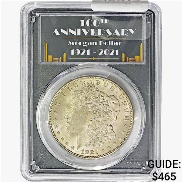 1921-D Morgan Silver Dollar PCGS MS63