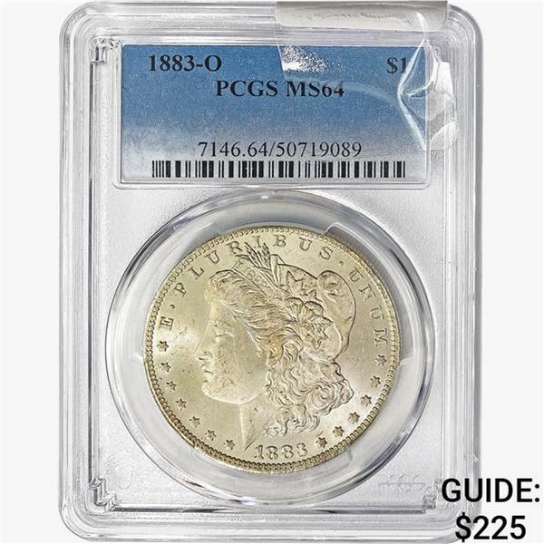 1883-O Morgan Silver Dollar PCGS MS64