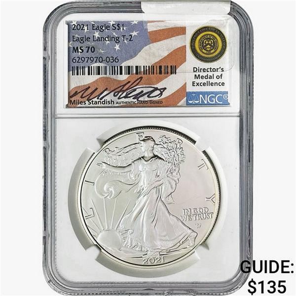 2021 Silver Eagle NGC MS70