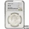Image 1 : 1883-CC Morgan Silver Dollar NGC MS66