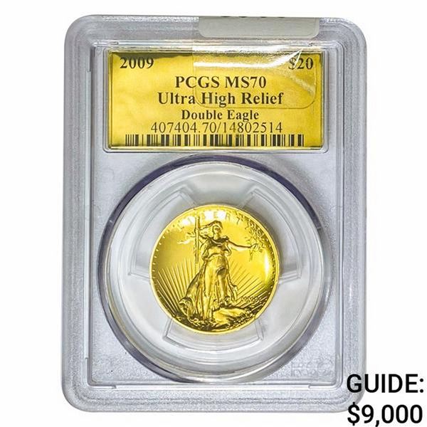 2009 $20 Gold Double Eagle PCGS MS70 ULTRA HR