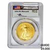 1988-W 1oz $50 AGE PCGS PR70 DCAM