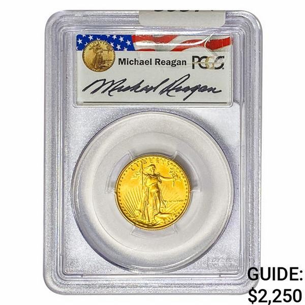 1986 1/4oz $10 AGE PCGS MS69