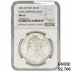 Image 1 : 1891-CC Morgan Silver Dollar NGC MS63 VAM-3 Spit Eagle