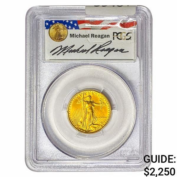 1986 1/4oz $10 AGE PCGS MS69