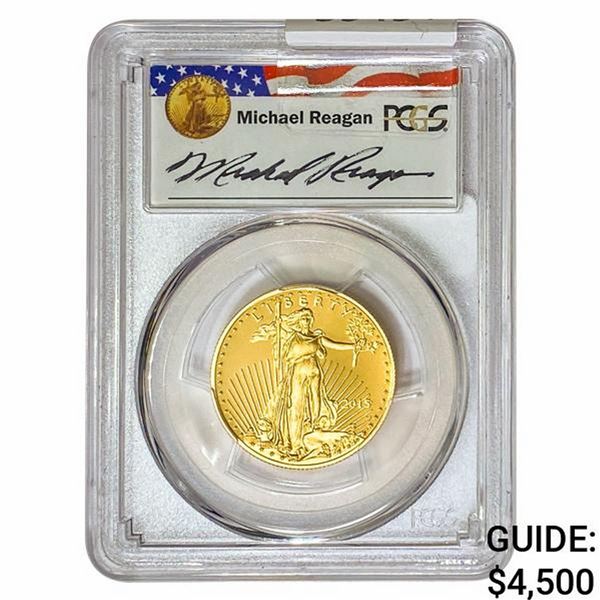 2015-W 1/2oz $25 AGE PCGS PR70 DCAM