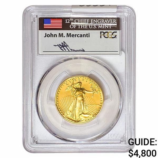 1988-P 1/2oz $25 AGE PCGS PR70 DCAM