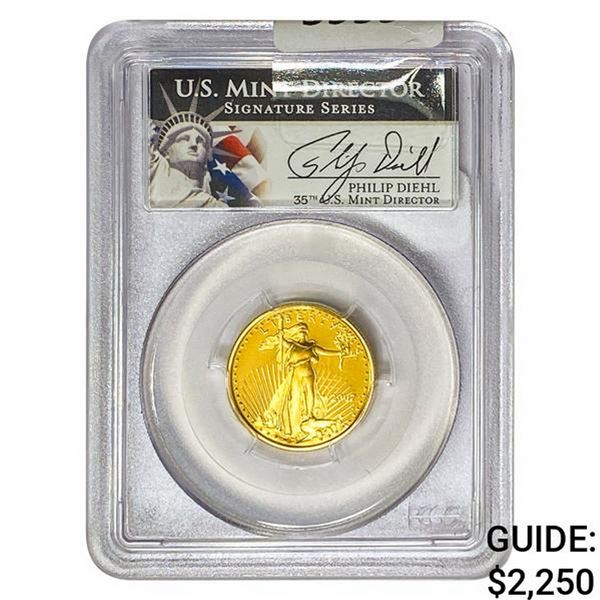 2007-W 1/4oz $10 AGE PCGS PR70 DCAM