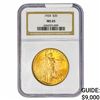 Image 1 : 1924 $20 Gold Double Eagle NGC MS65