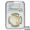 Image 1 : 1921 Silver Peace Dollar NGC MS62 HR
