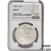1881-S Morgan Silver Dollar NGC MS67