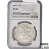 Image 1 : 1881-S Morgan Silver Dollar NGC MS67
