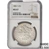 Image 1 : 1881-S Morgan Silver Dollar NGC MS67