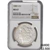 1880-S Morgan Silver Dollar NGC MS67