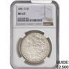 1881-S Morgan Silver Dollar NGC MS67